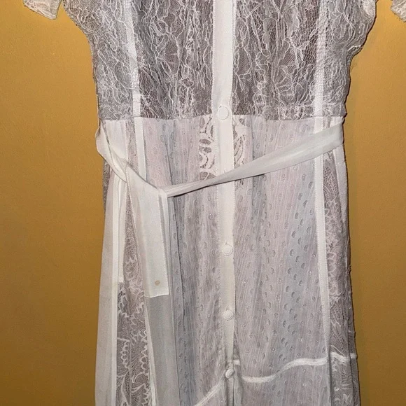 Byron Lars White Lace Dress 10 - Picture 6 of 13